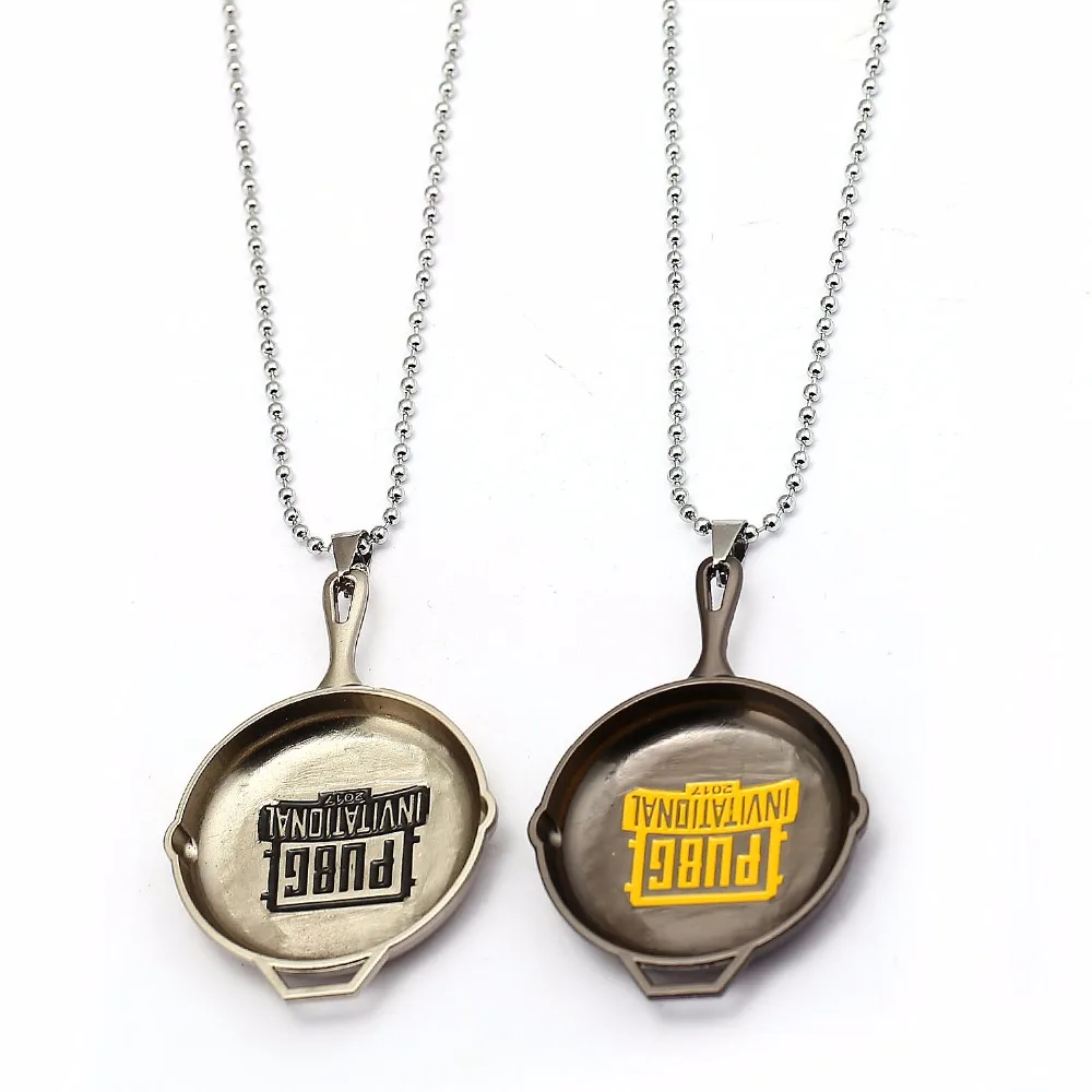 

Hot Game Playerunknown's Battlegrounos PUBG Necklace Metal Pedant INVIDITIONAL PUBG Pans Chocker Necklaces Men Birthday Gifts HC