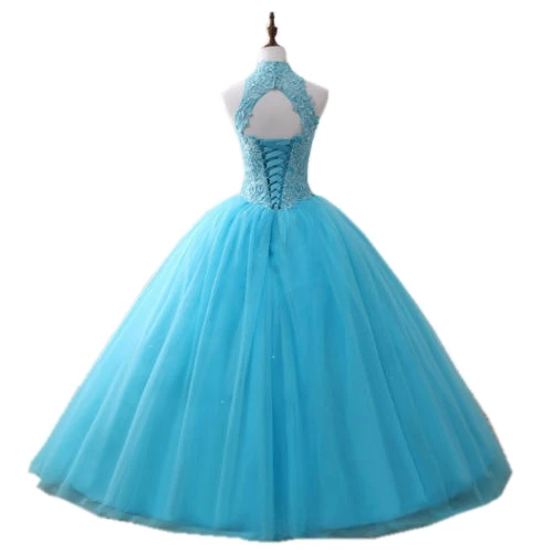 ANGELSBRIDEP Sweet 16 Quinceanera Dress Corset Appliques Tulle Vestido Debutante Gowns Hollow Back Party Vestido De 15 Anos