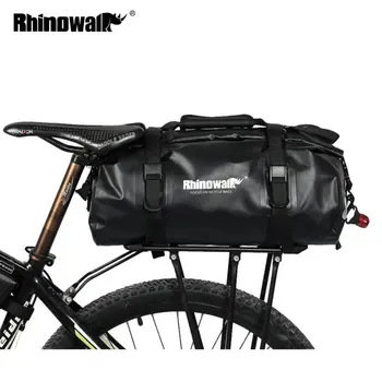 

Rhinowalk Full Waterproof Bicycle Bag Cycling Rear Rack Tail Bag 20L Large Capacity Luggage Bag Bike Saddle Travel Storage Bag