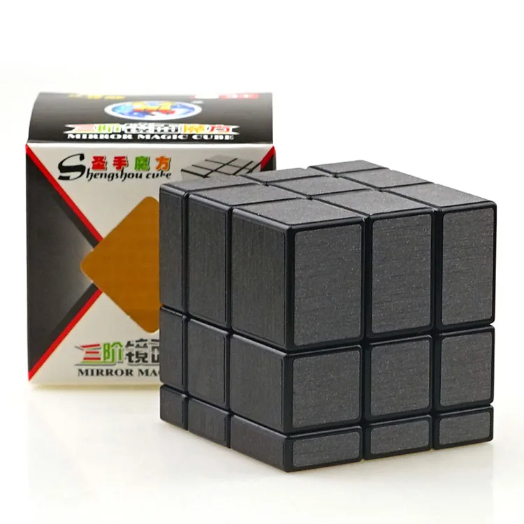Shengshou углерода волокно зеркало Cube Волшебная головоломка твист Cubo Magico Professional 3x3