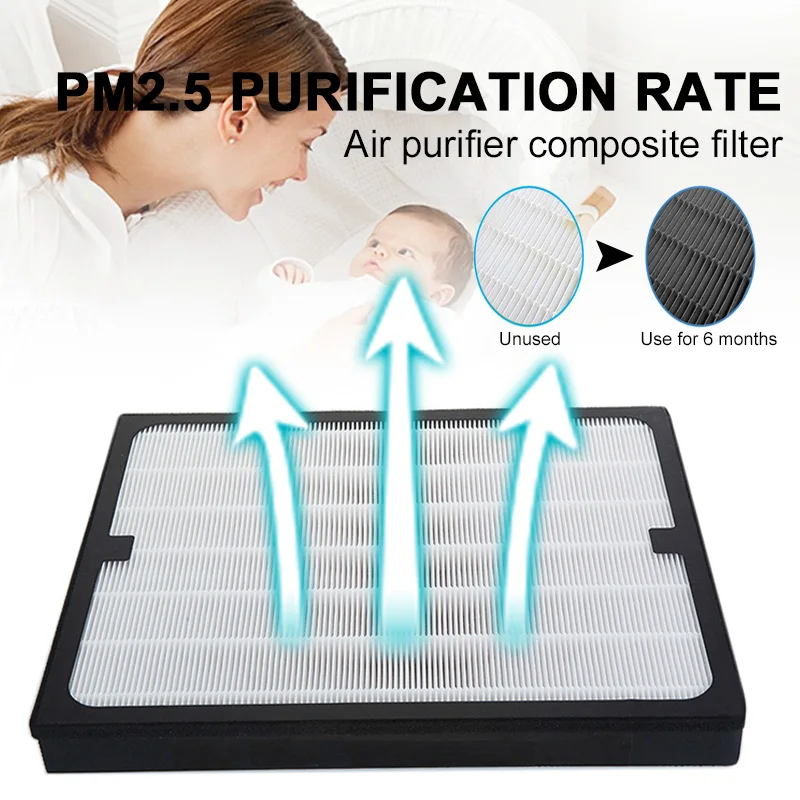 Прямая PM2.5 фильтрующий элемент фильтр однократного применения современная мода Воздухоочистители Запчасти HEPA элемент фильтра