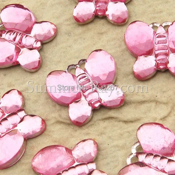 

1000PCS 15mm Acrylic butterfly rhinestone wedding decoration diy craft Scrapbook embellishment invitation card