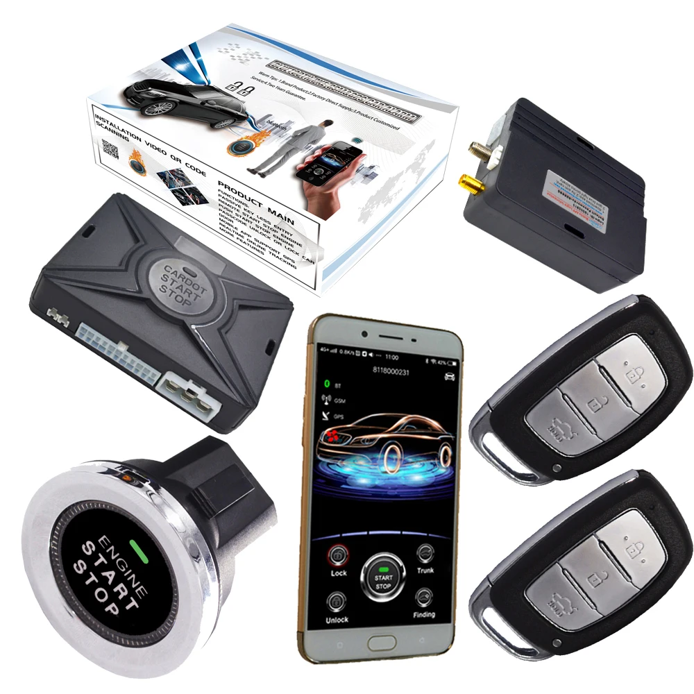 cardot car alarm discount gps car alarm system supporting IOS and