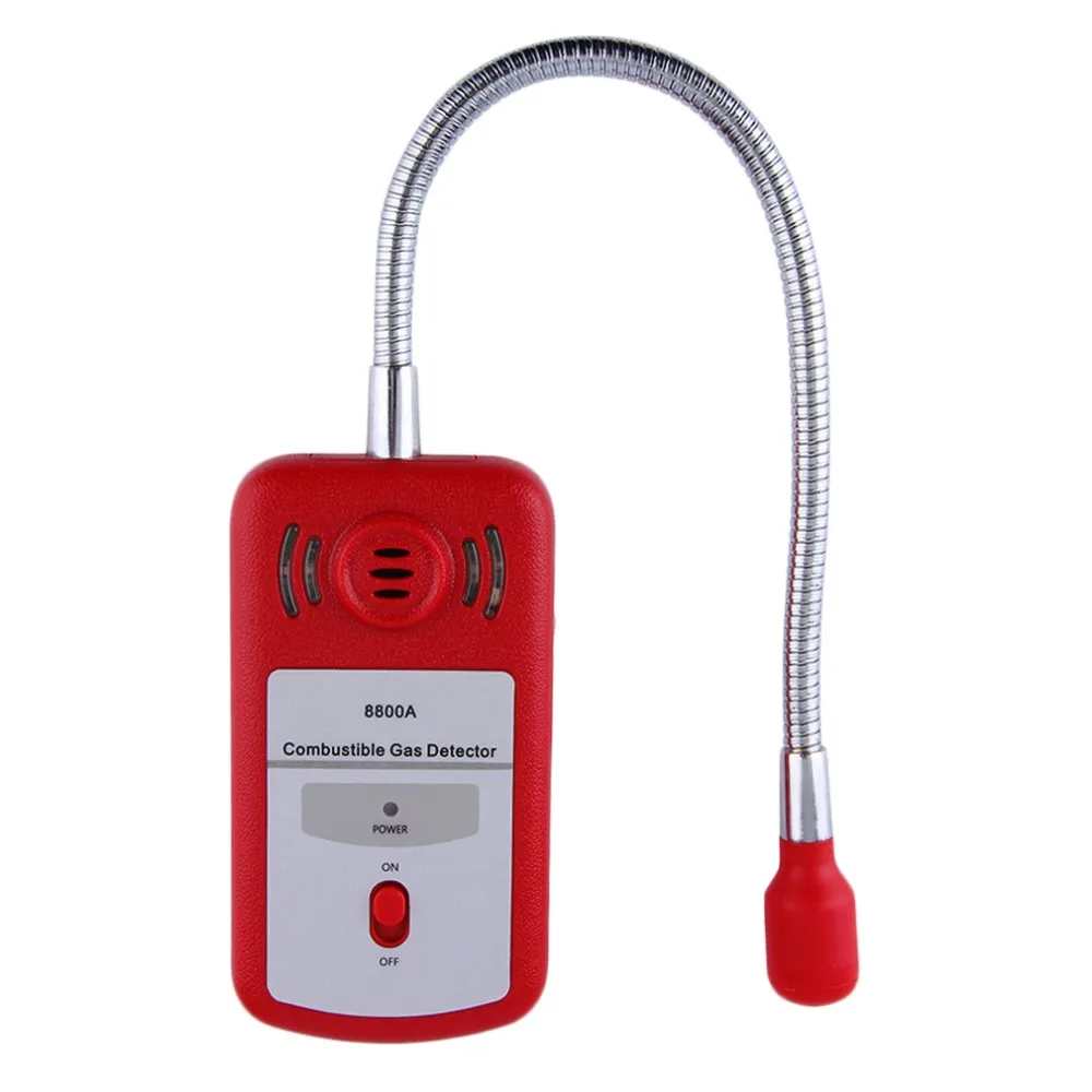 Чувствительный полезный газовый анализатор детектор горючих газов портативный датчик утечки газа определение местоположения тестер со звуковым сигналом