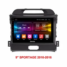 Android 6.0 Octa Core 2 GB de RAM 32 GB ROM 9 “Reproductor de DVD del coche Para Kia Sportage R 2010-2016 GPS Navi de Radio Estéreo