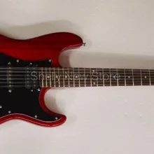 Шелли магазин заводская Красный 12 нитей ST 3 черный пикапы Строка через 1V2T электрогитара Музыкальные инструменты магазин