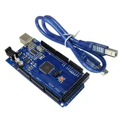 1 шт. MEGA 2560 R3 ATmega2560 R3 AVR USB доска + бесплатная USB кабель для arduino 2560 MEGA2560