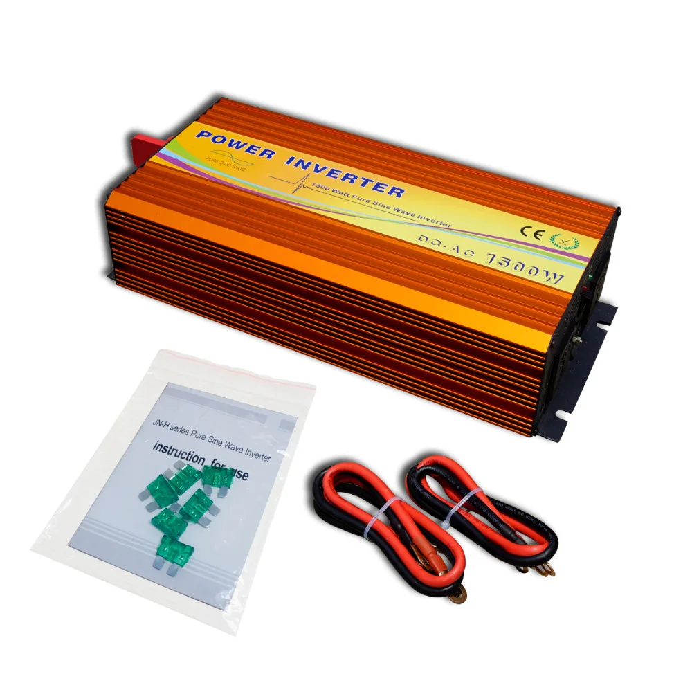 ECO-SOURCES 1500W Inverter 12V to 110V Off Grid Inverter 1.5KW Inverter for Solar Panel Solar System