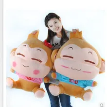 Мягкая Плюшевая обезьянка yoyo and cici, 65 см, пара мягких кукол, подушка w2998