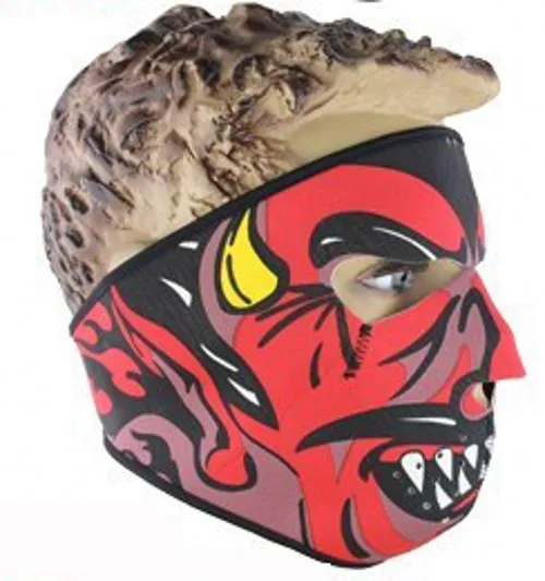Новая зимняя мода аниме маска для рта Череп маска для лица теплая ветрозащитная Пылезащитная полная маска для спорта на открытом воздухе CS CF унисекс Балаклава