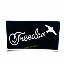 Цитаты свободы Летающие птицы водостойкие трафареты татуировки для аэрографа живопись конусов рисунки женщины ноги руки искусство татуировки шаблон