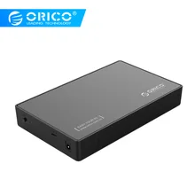 ORICO 3," HDD Caddy чехол USB 3,1 Gen 1 type C to SATA внешний HDD чехол до 8 ТБ поддержка UASP инструмент бесплатно для SATA HDD/SSD