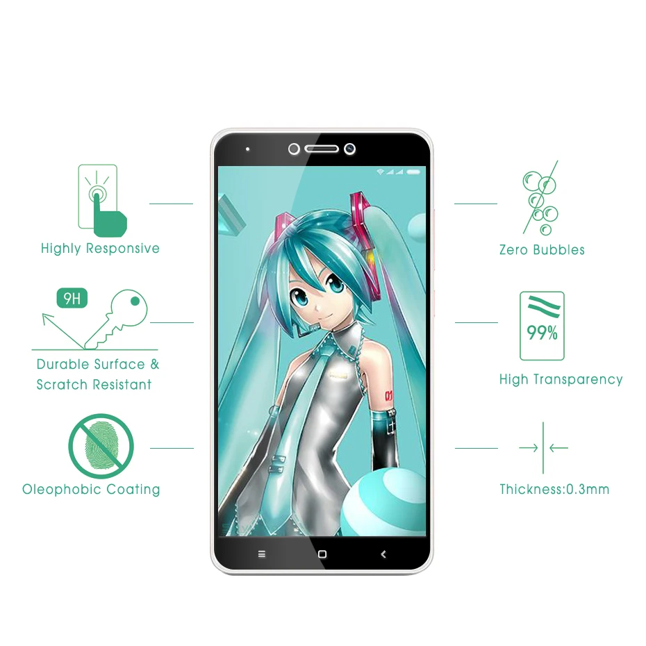 Seyisoo Brand Tempered Glass For Xiaomi redmi note 4x (6)