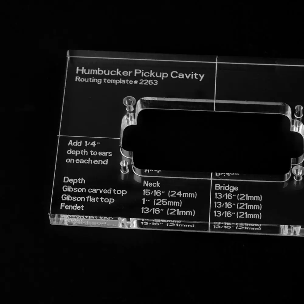 Аккуратный акриловый хамбакер Musiclily Pro CNC для корпуса электрогитары|Детали и