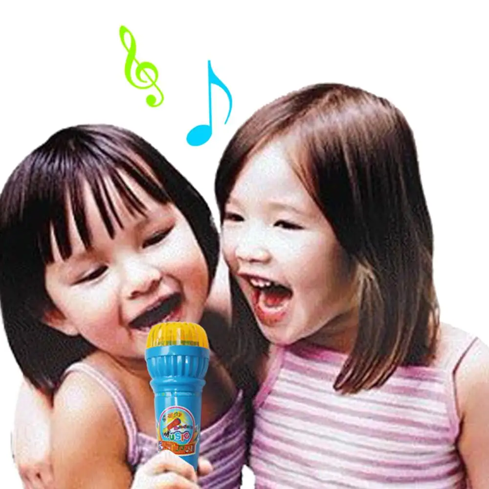 Kids Echo Microphone Mic Voice Changer Toy Birthday Party Song Toy Simulation Musical Instrument pretend toys Gift For Children