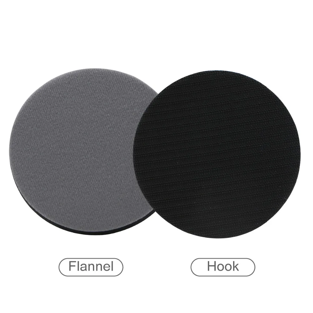 

2PCS 6 Inch 150mm Soft Interface Pad Buffering Pad Hook and Loop for Polishing & Grinding