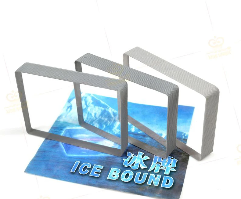 Kopen Goocheltrucs Omni Dek Glas Card Deck, ijs gebonden, accessoires, kaarten Magic