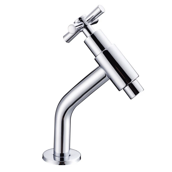 

L16021 - Luxury Deck Mounted Chrome Finish Brass Material Round and Square 2 Models of Basin Tap