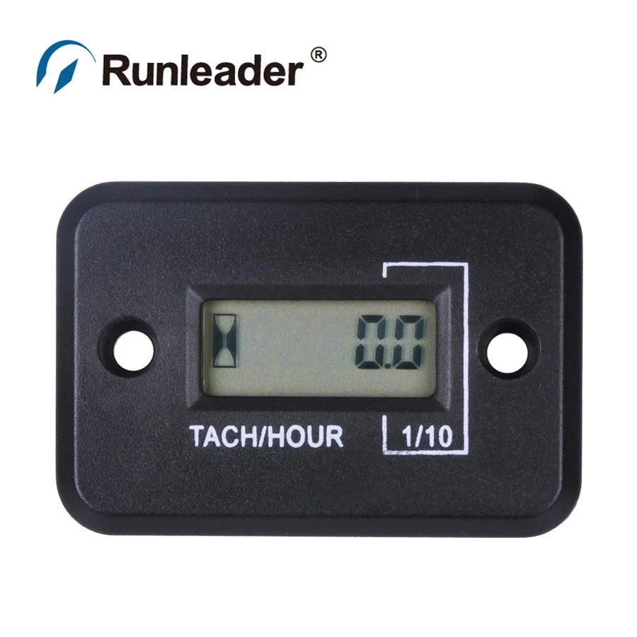 Runleader цифровой водонепроницаемый индуктивный тахометр счетчик времени об/мин
