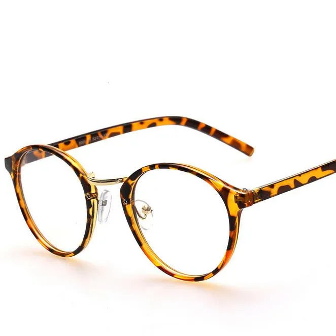 

2017 Retro Round Eyeglasses Women Men Fashion Computer Reading Eye Glasses Women Optical Vintage Spectacle Frame oculos de grau