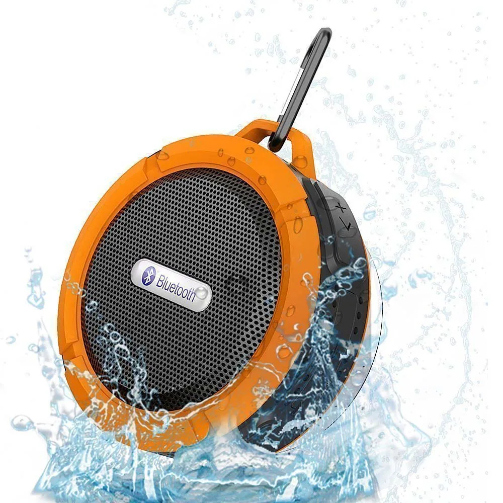 Q1 портативный громкоговоритель Bluetooth Водонепроницаемая беспроводная резонирующая коробка саундбокс с микрофоном для смартфона iphone xiaomi huawei PC - Цвет: orange