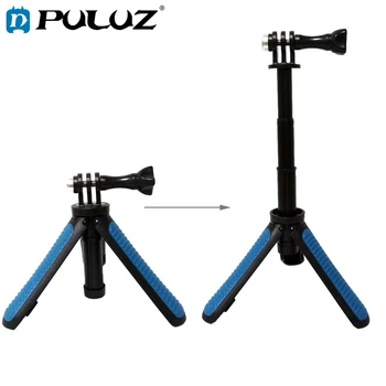 

PULUZ Foldable Mini Tripod Holder Selfie Monopod Stick For GoPro HERO5 Session/5/4 Session/4/3+/3/2/1,Xiaoyi Sport Cameras