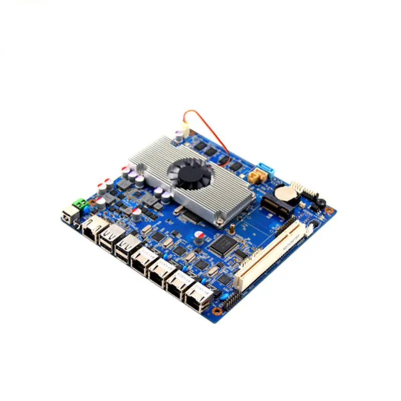 

4 lan mini itx tablet motherboard fanless motherboard scrap with D2550 1.86GHZ processor DDR3 2GB Onboard