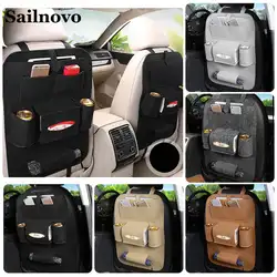 Sailnovo авто на заднем сиденье нескольких карманами для хранения Организатор держатель сумка на заднем сиденье сумка для хранения Автокресло