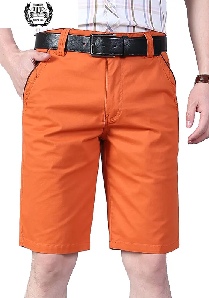 Новые летние пляжные шорты милитари 44 размера брендовая одежда Прямые мужские шорты Карго хлопковые мужские повседневные шорты с карманами ZDJP