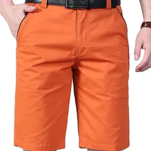 Новые летние пляжные шорты милитари 44 размера брендовая одежда Прямые мужские шорты Карго хлопковые мужские повседневные шорты с карманами ZDJP