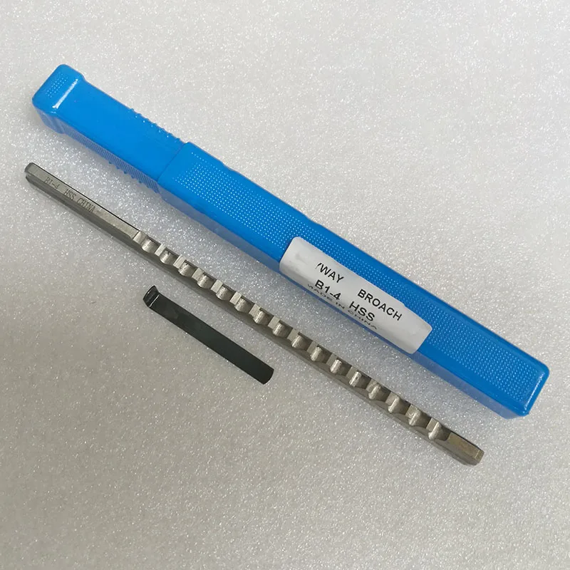 

4mm B1 Push-Type Keyway Broache Metric Size HSS Keyway Cutting Tool for CNC