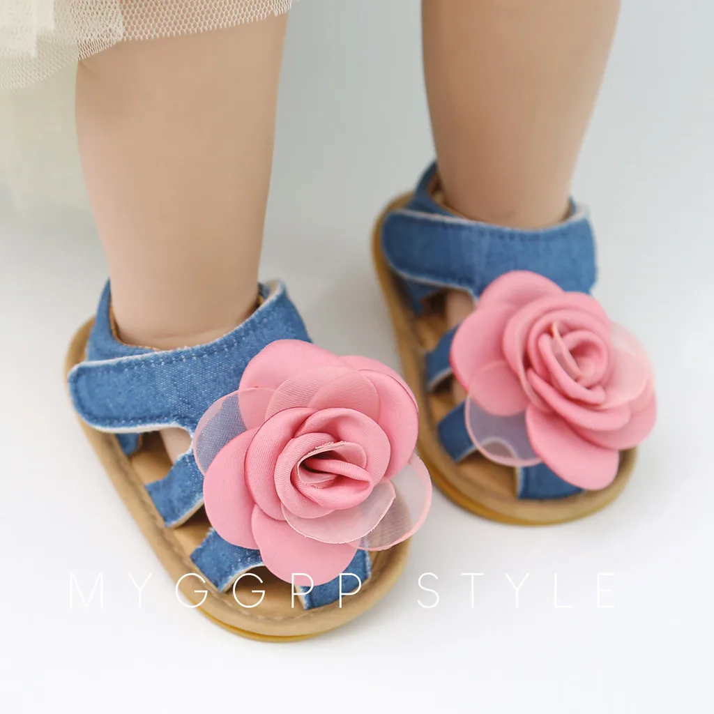 

Peridemes Sandals for Baby Girl Flower Printed Princess Elegant Shoes for Children 2019 Fashion Melissa First Walkers Kid Shoes