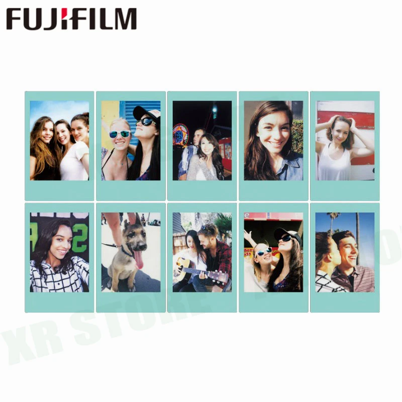 Fujifilm Instax Mini 8 9 пленка Blue sky Fuji мгновенная фотобумага 40 листов для 70 7 s 50 s 50i 90 25 Share SP-1 2 Lomo camera