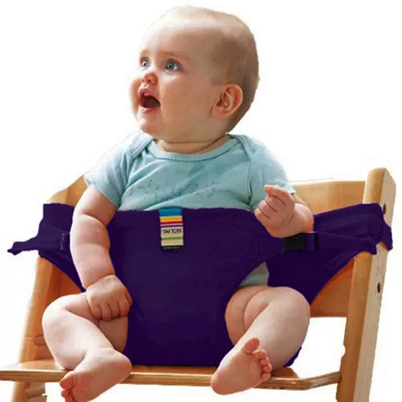 Baby Dining Chair Safety Belt Portable Seat Lunch Chair Seat Stretch Wrap Feeding Chair Harness baby Booster Seat