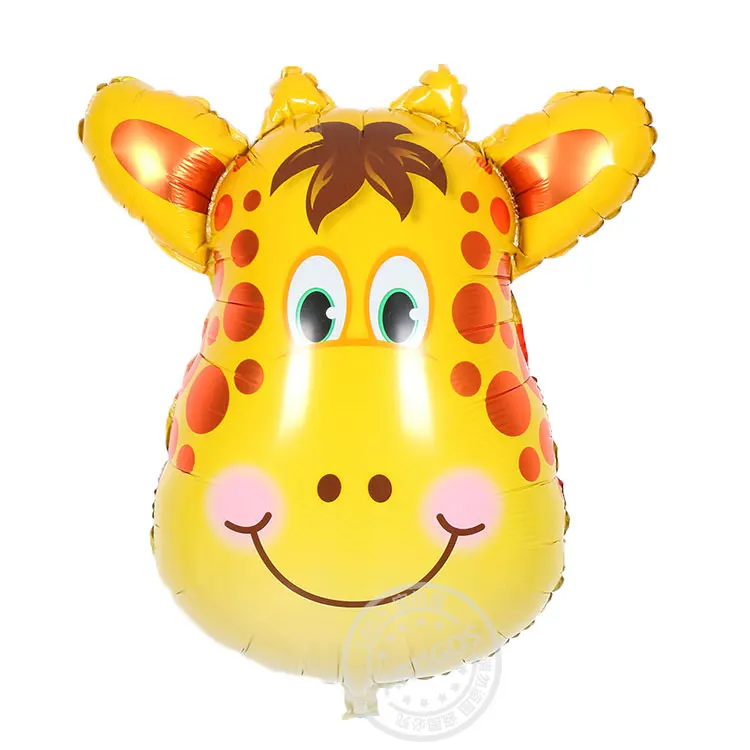 1 шт джунгли животные, тигр, Лев Обезьяна зебра жираф корова воздушные гелиевые шары Дети сафари День Рождения Декор на тему зоопарка поставки - Цвет: Big Deer