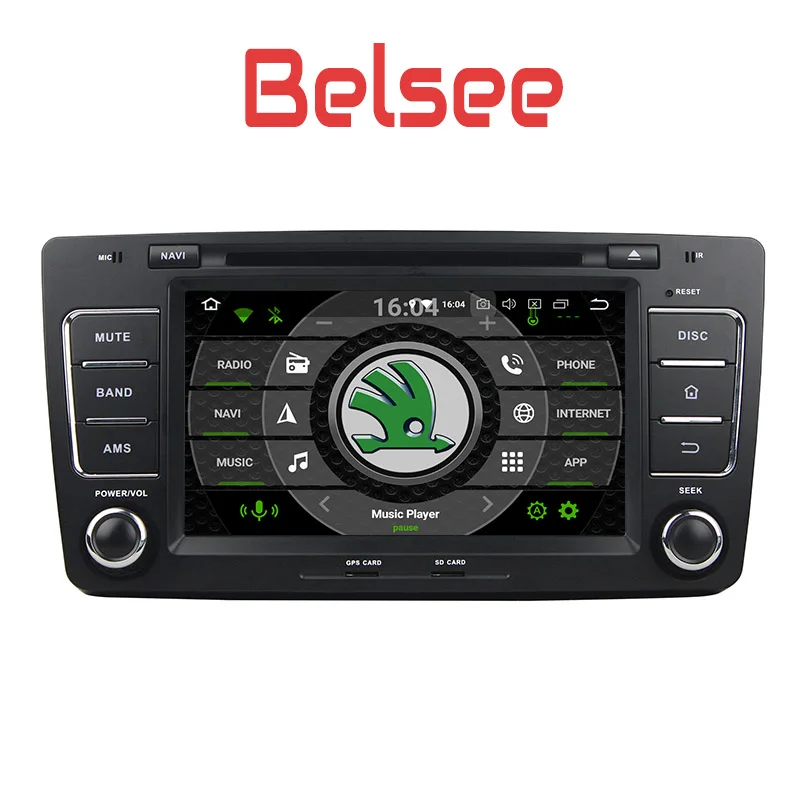 

Belsee 8 inch 2 Din HD Radio Android 8.0 Head Unit 8 Core Navigator 4+32GB Autoradio for Skoda Octavia 2007 2008 2009 2010 2012