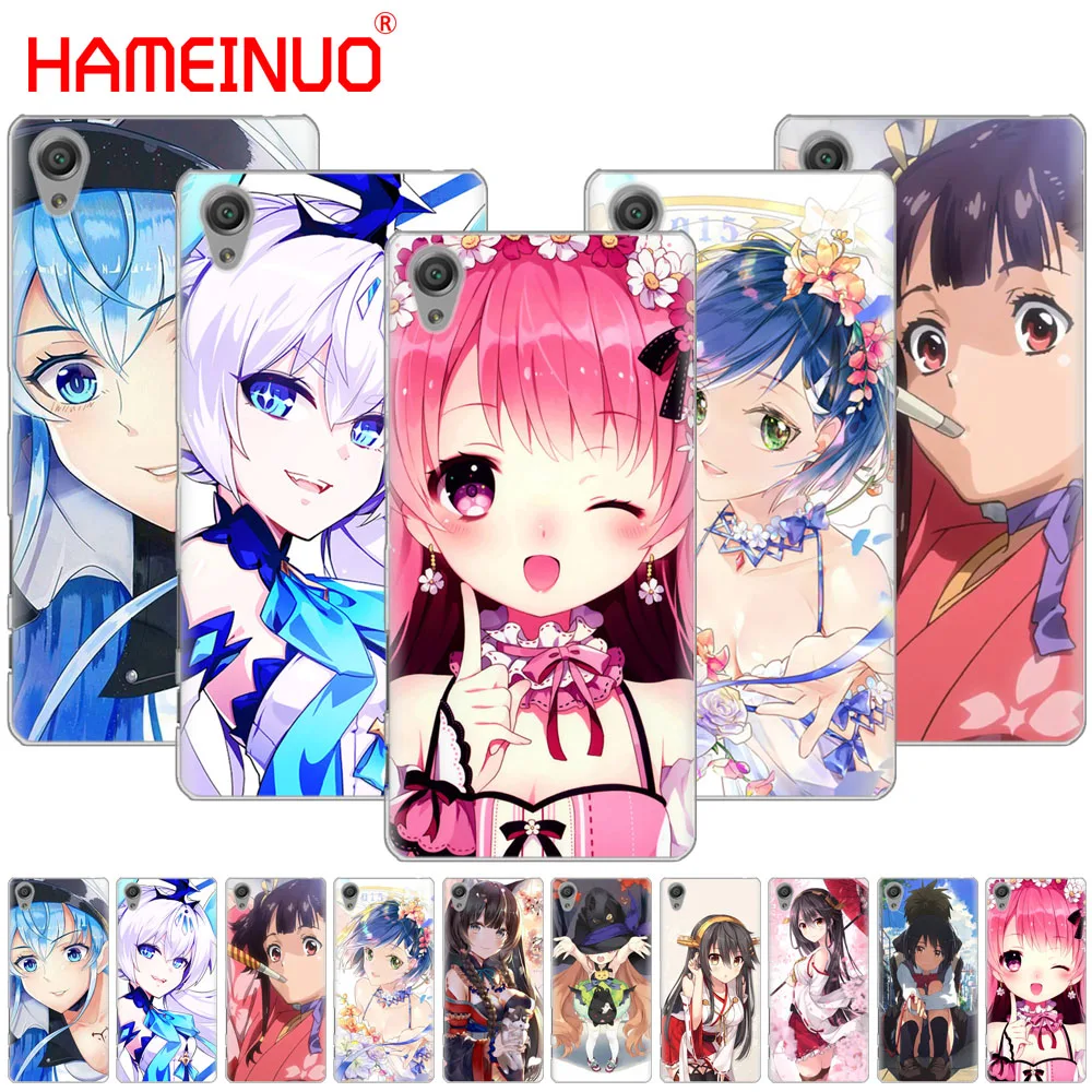 

HAMEINUO kawaii girl anime Cover phone Case for sony xperia C6 XA1 XA2 XA ULTRA X XP L1 L2 X XZ1 compact XR/XZ PREMIUM