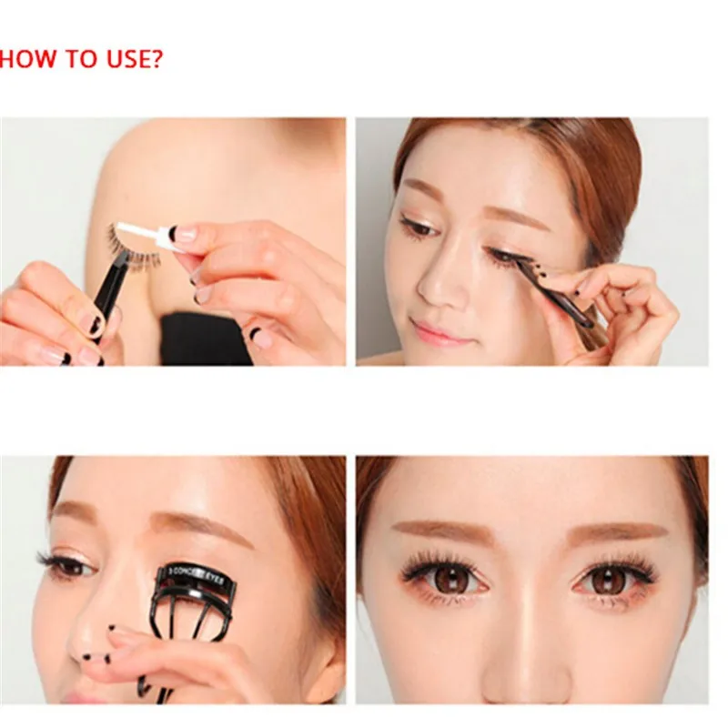 Накладные ресницы Многоразовые 10 пар натуральные и стандартные длинные