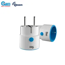 Neo coolcam z wave além de mini tomada de energia inteligente automação residencial zwave tomada, extensão de faixa de onda z, monitoramento de energia inteligente plug