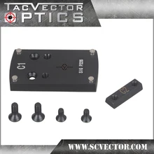 Векторная оптика мини Сфинкс Красный точка зрения пистолет заднего крепления база для SIG P226 пистолет