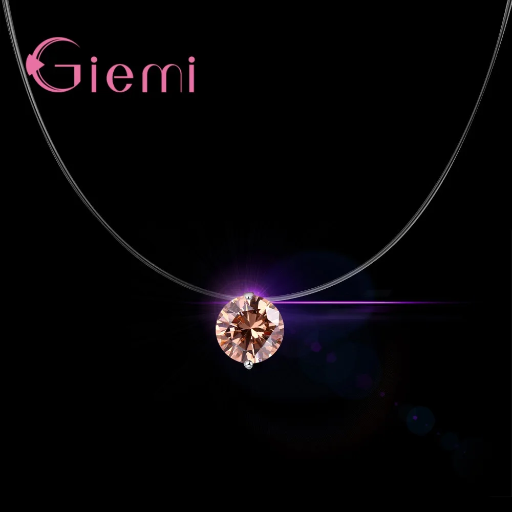 

New Arrival Women Girls 925 Sterling Silver Chain With 8 Colours Shiny Round Fine Austrian Crystal Factory Price
