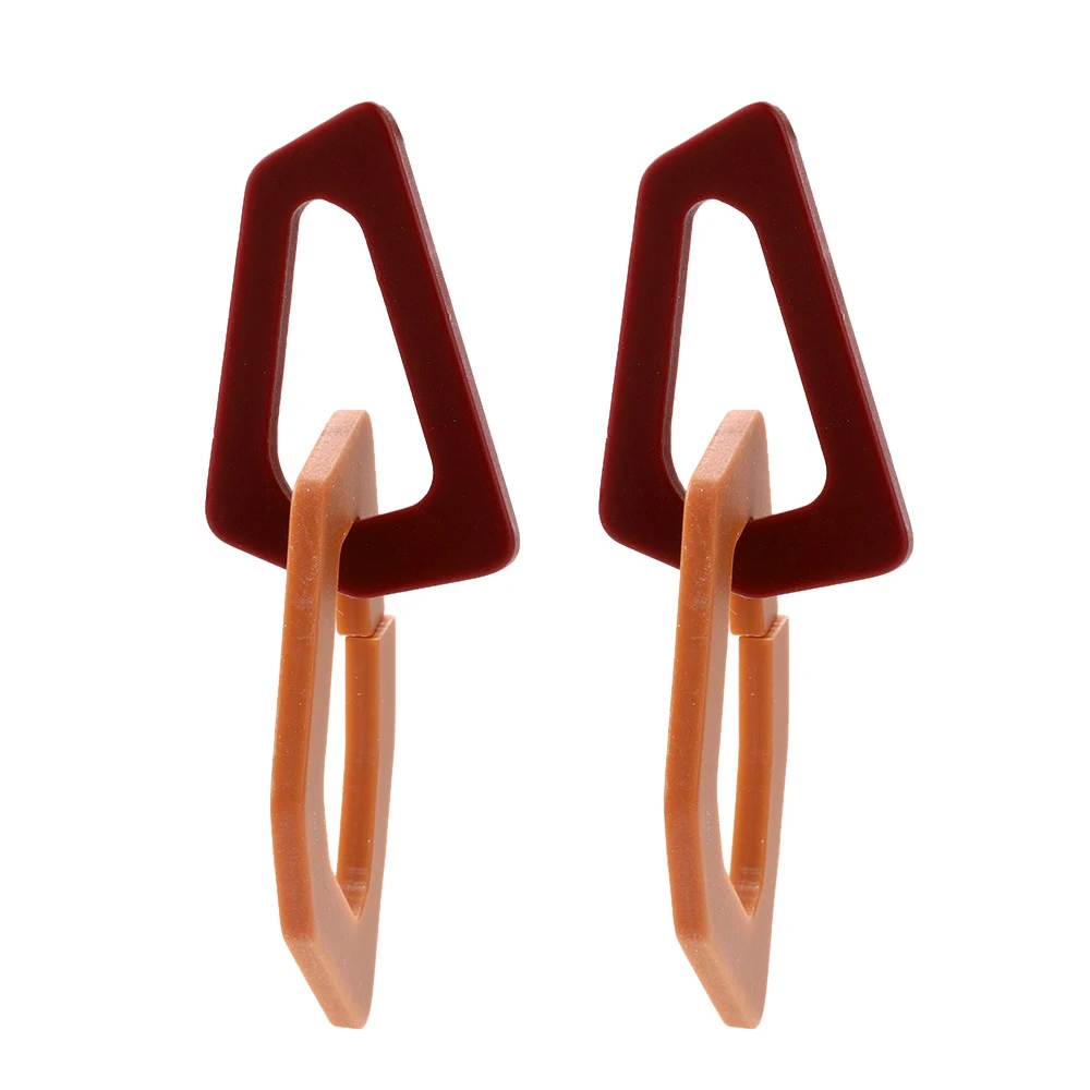 

Seven Candy Exaggerated Geometric Splice Earrings For Women Temperament Earring Fashion Jewelry 2019 Personality Accessories