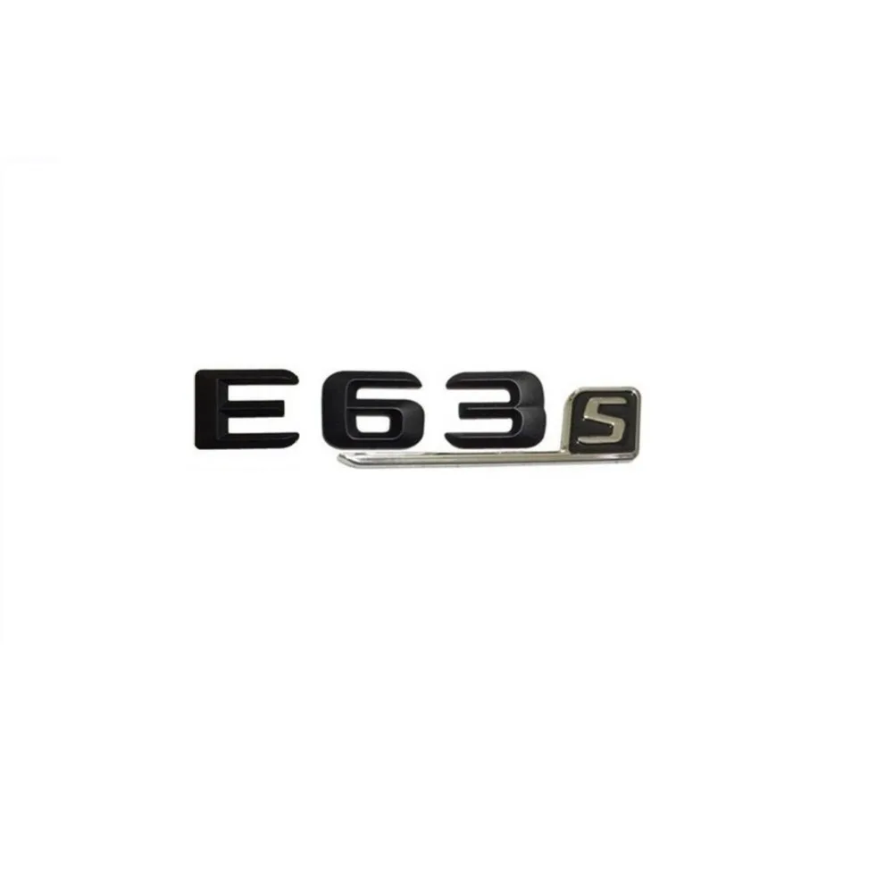 

Matte Black ABS Plastic Car Trunk Rear Letters Badge Emblem Decal Sticker for Mercedes Benz E63s AMG Sport