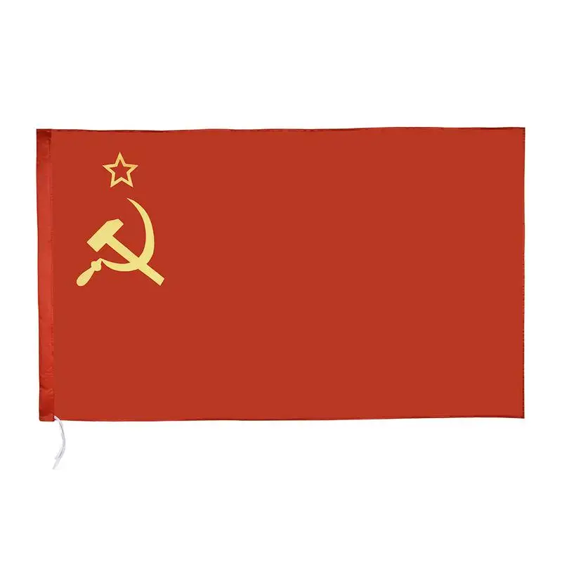 

1pc USSR Flag 90*150cm CCCP Red Revolution Union Of Soviet Socialist Republics Banner USSR Flags Indoor Outdoor Home Decor