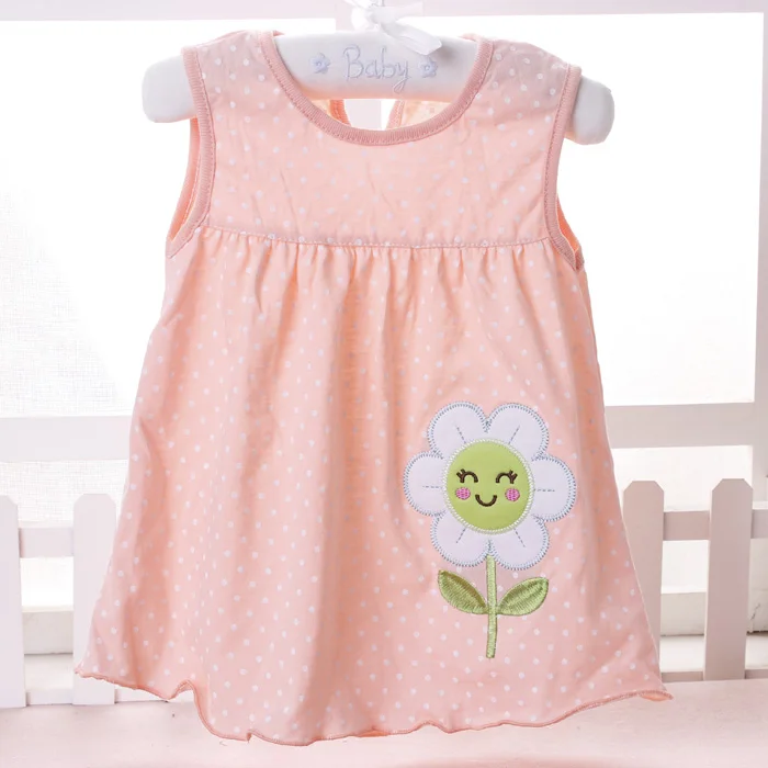 Baby Girls Dress Baby girl summer clothes 2018 Baby Dress Princess 0 2years Cotton Clothing Dress Girls Clothes Low Price
