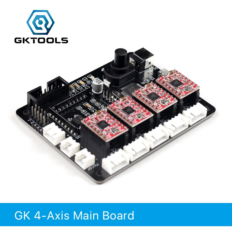 

USBCNC Controller 4-Axis Stepper Motor Control Board, Laser Engraving Machine Board DIY Laser Engraving Machine Motherboard