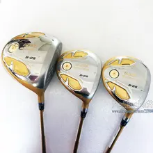 Новые cooyute мужские клюшки для гольфа Хонма S-05 4 звезды гольф деревянный Набор для игры в гольф водитель с проход древесина графитный вал