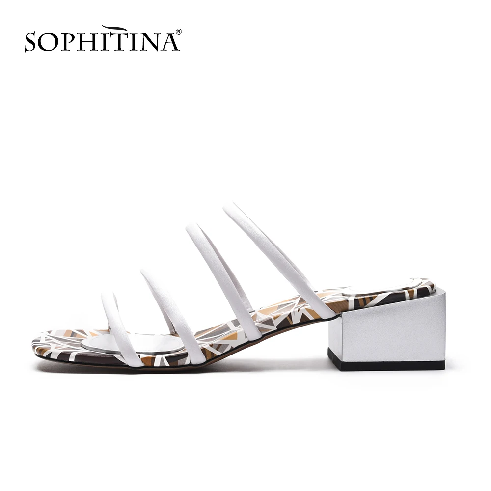 SOPHITINA/Новые модные особые сандалии из овечьей кожи высокого качества без