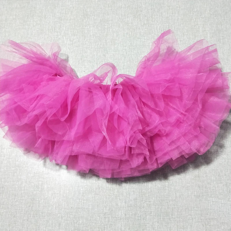 

B&N Women lady TUTU Mini Skirt adult Petticoat Tulle Ballet Party Pettiskirt Color Waist band Custom 6 Layers 9 Colors 22 cm