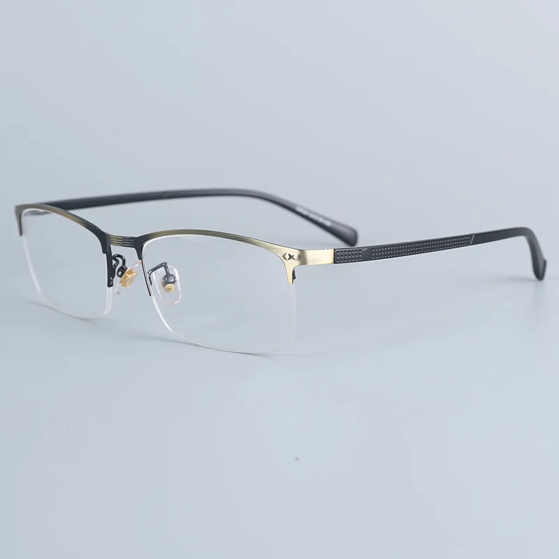 Bellcaca оправа для очков, мужские очки, компьютерные очки для близорукости, оптические очки по рецепту, прозрачные линзы, оправа для мужских очков 30028 - Цвет оправы: 30028 gold
